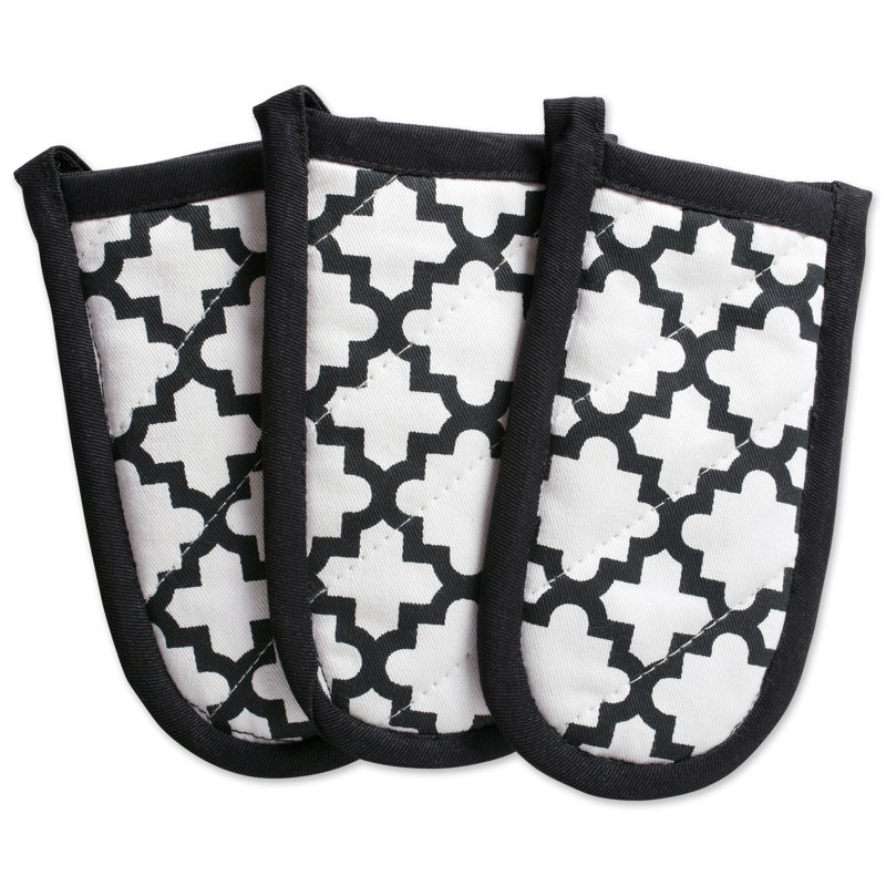 Winston Porter Trung Geometric Handle Holder Set, White