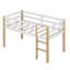 Lit mezzanine en bois avec échelle
