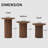 Ensemble de tables basses 3 pièces Azueta-2135136692