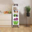 Rangement de salle de bain sur pied H 52,36 po x l 13,78 po avec rangement sur pied-1912698788