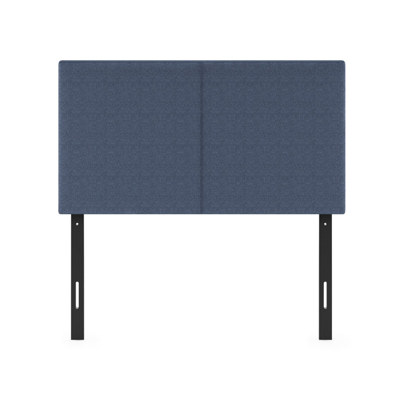 Tête de lit tapissier Karp, Simple, Bleu