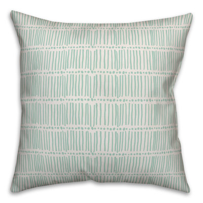 Coussin décoratif à motif esquissé 