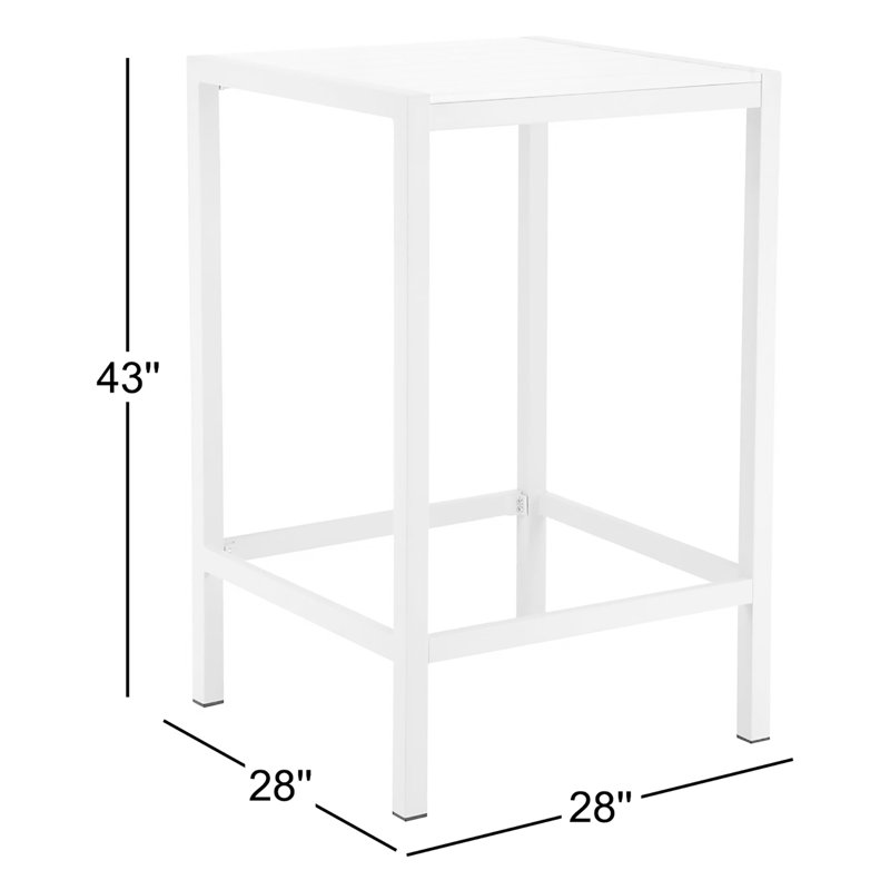 Betty Outdoor Square Bar Table