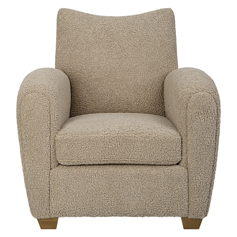 Chaise d'appoint Gloriette, naturel, Polyester beige