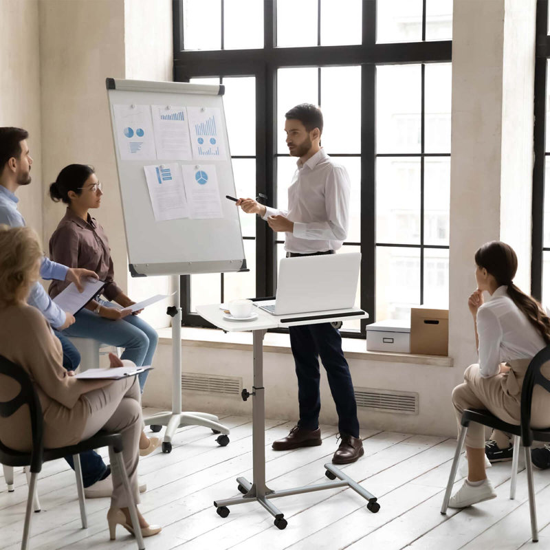 Lauranne Adjustable Metal Base Standing Desk