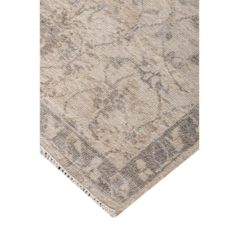 Handmade Silk and Wool Area Rug, Runner 2'6" x 8'