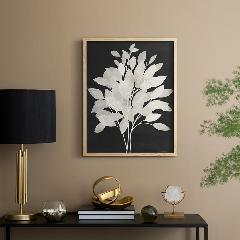 Misty Branches I Framed Print - Solid Wood, 11" H x 9" W