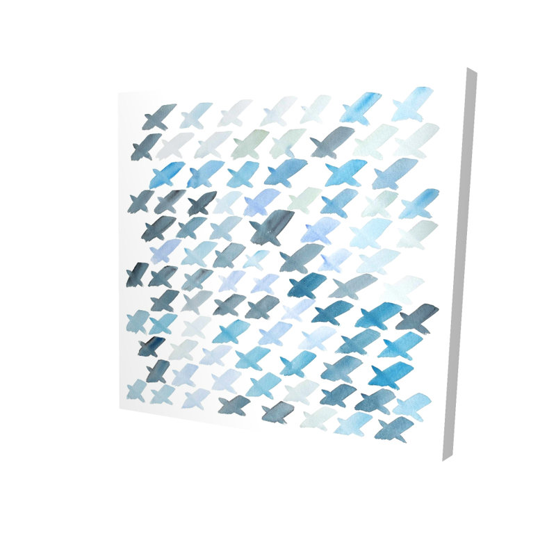 X Pattern Office Canvas - Stylish Home Decor for Any Space