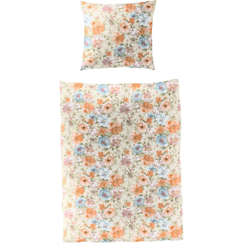 Schantz Cotton Duvet Cover Set, 155 x 200cm - 1 pillowcase 80 x 80cm