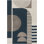 Tapis bleu marine / taupe en laine touffeté à la main Sola