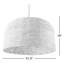 Burnice 1 - Light Natural Dome Pendant