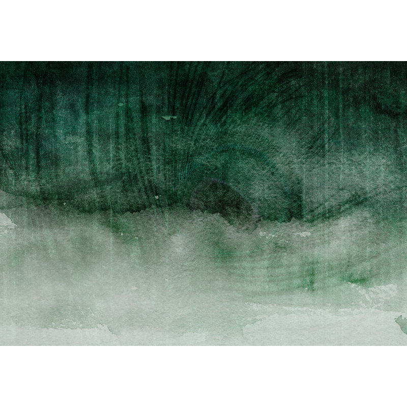 Murale pelez et collez - Expression de béton vert, L 38 po x L 27 po