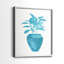 Impression encadrée V-Premium Watercolor House Plant - prête à être accrochée - aucun clou requis - aucun clou requis-755510119-755510138
