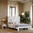 Industrial Bed Frame, Wood Platform Bed Frame, Noise Free,No Box Spring Needed and Easy Assembly Tool-392998551-392998539