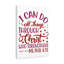 Christ Who Strengthens Philippians 4:13 - Wrapped Canvas Print-275019217