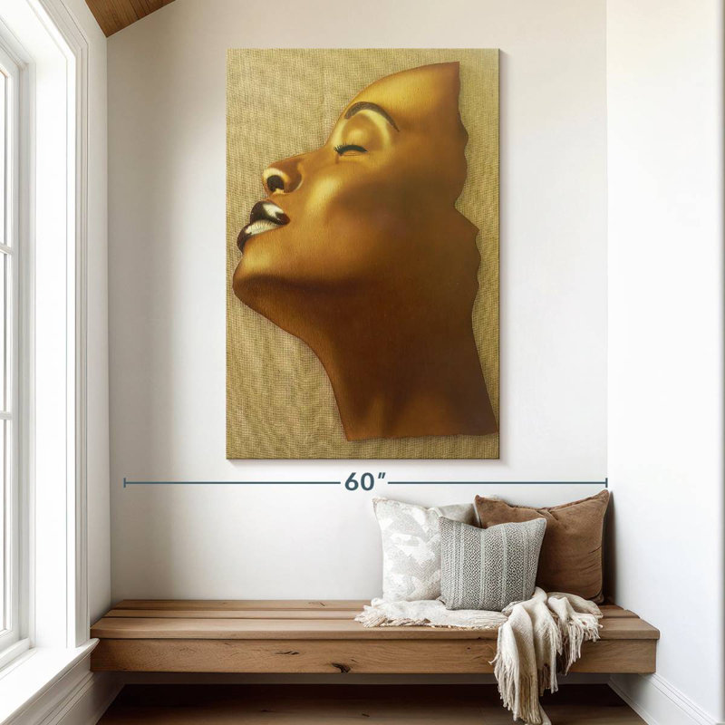 Leisha A Subtle Smile, 51" H x 34" W