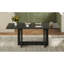 Table de salle à manger extensible rustique de 82 po, table de cuisine à tréteaux avec deux rallonges de 12 po-1853882520-1853882521