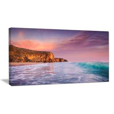 Beautiful Paradise Sunset Photographic Print on Wrapped Canvas