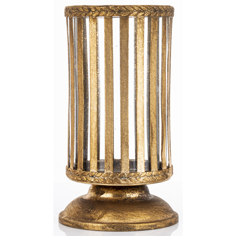 Kamrar Glass Tabletop Candelabra and Candlestick, 19cm H x 11cm W x 11cm D