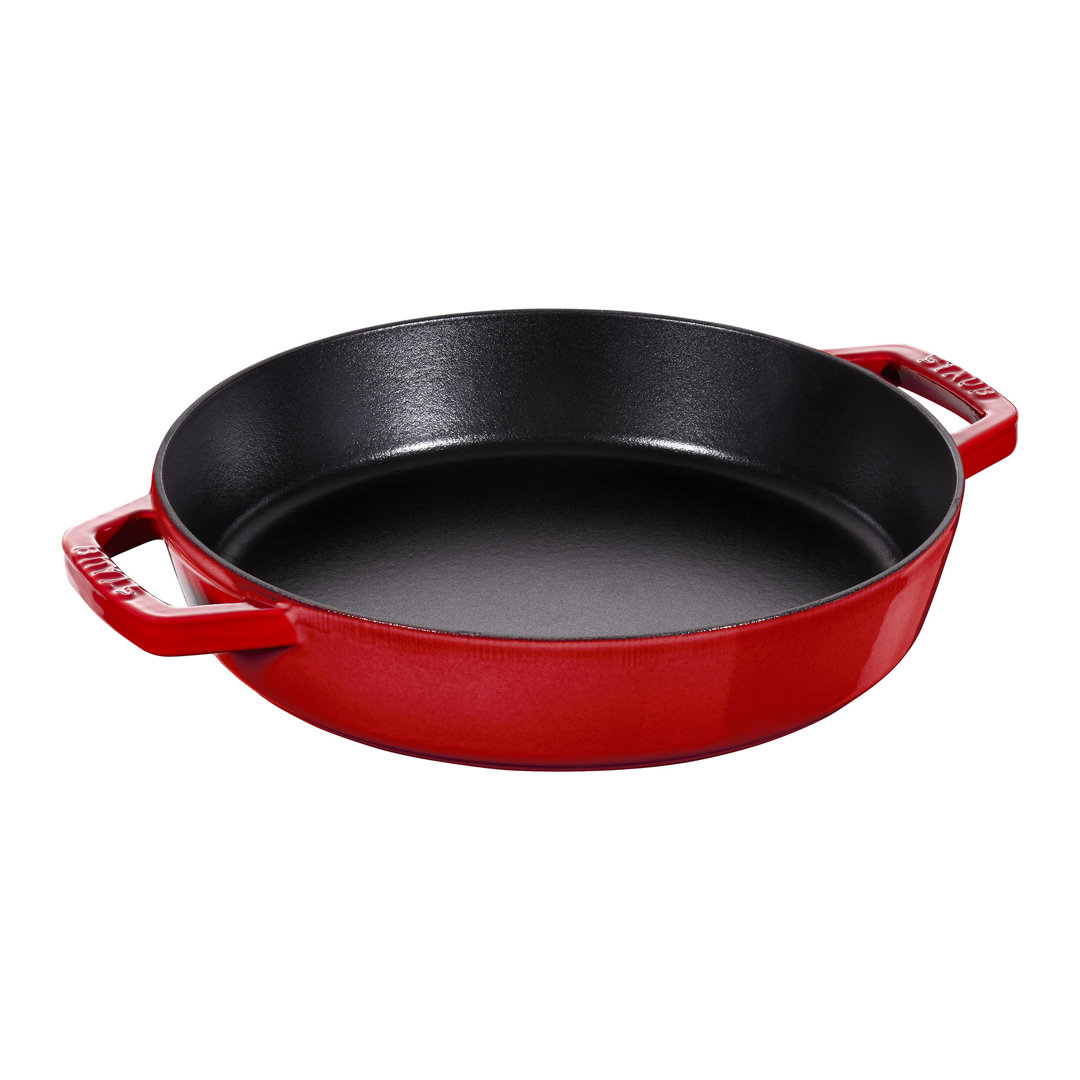 Staub Cast Iron 13-inch Double Handle Fry Pan Staub