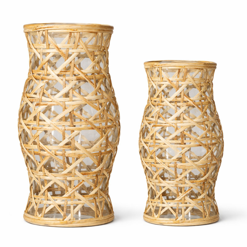 Hurricane Candle Holder, 18" H x 8" W x 8" D