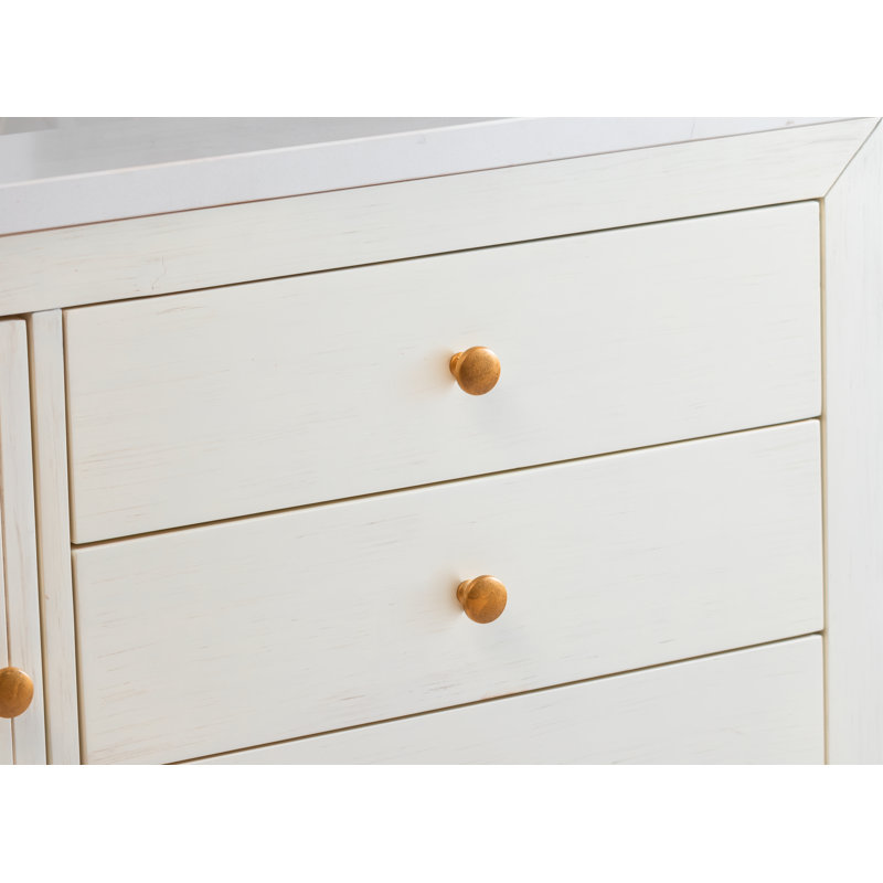 Lisbon 48"L Free Standing Vanity In Antique White