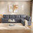 Modular Combination Sofa With Storage-374499713