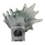 Sculpture Bixler Artistic Agua Splash pour la décoration intérieure - Figurine de statue en verre - Décorations élégantes pour le salon - 16 po, gris et transparent-121450662