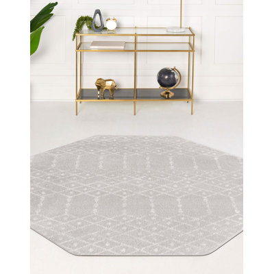 Tapis gris clair Karg
