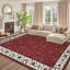 Rectangle Floral Area Rug-805193444-805193446