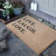 Barham Live Laugh Love Coir Kitchen Mat