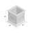 Jarrel 20" W Planter Box-764065033
