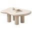 Table basse à 4 pieds Cream Cloud-2116334110