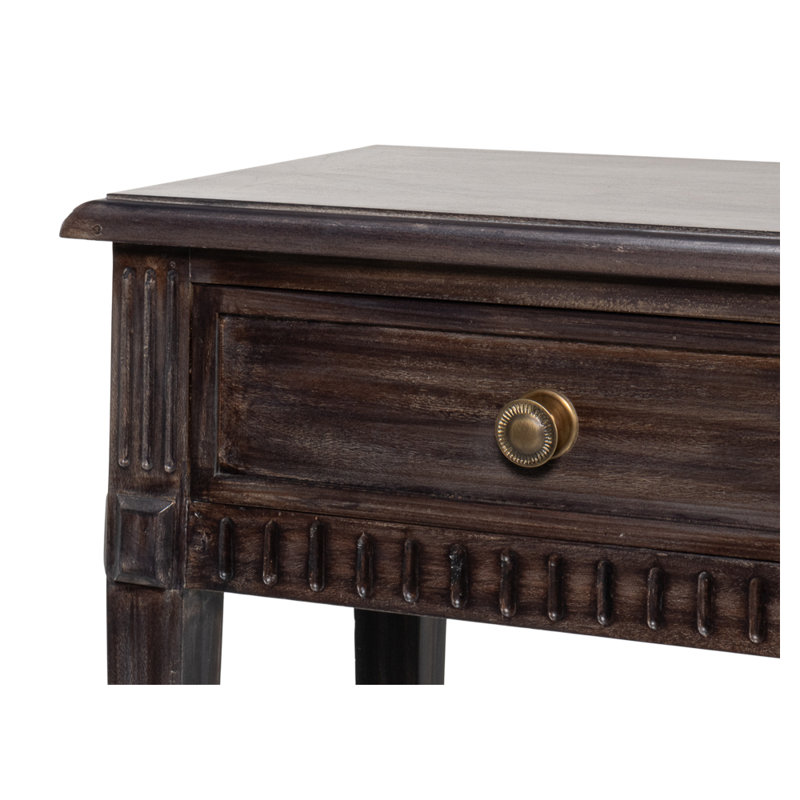 Details 78'' W Solid Wood Console Table