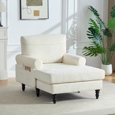 38.2'' Upholstered Chaise Lounge