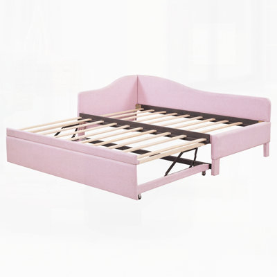 Upholstered L-Shaped Upholstered Daybed With Pop Up Trundle by Mercer41