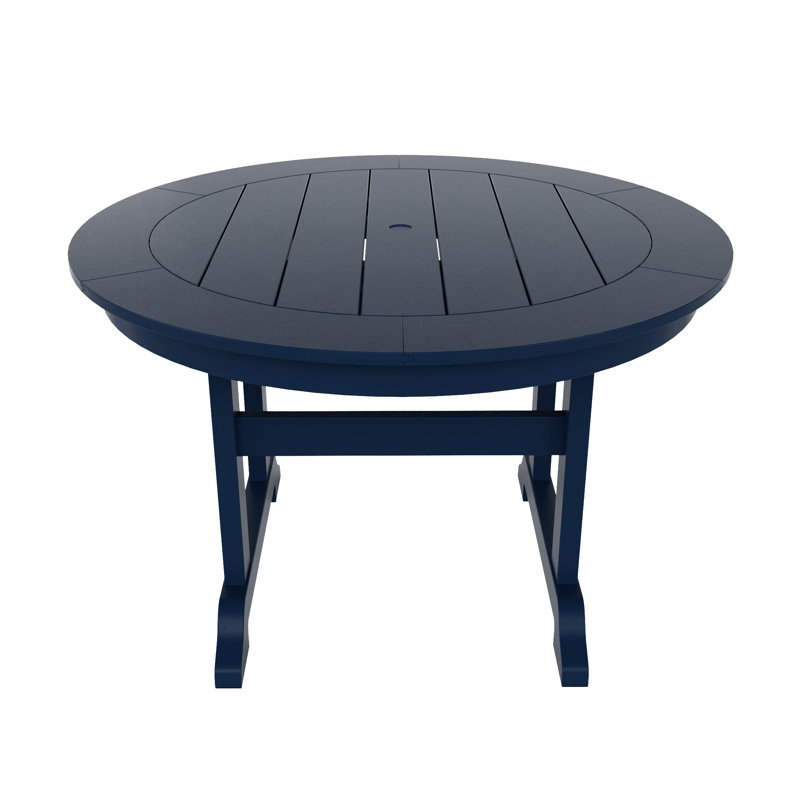 Ensemble de salle à manger pour 4 personnes Laguna, Bleu marine