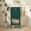 Meuble-lavabo 24 po avec lavabo supérieur, meuble-lavabo moderne avec 2 portes et meuble-lavabo simple