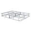 Lit simple de 9 po Sommier pliable en métal avec revêtement en lin antidérapant amovible, gris, espace pour chambre à coucher simple, po, pliable, base de lit, housse amovible, sommier tapissier, utilisation-32916907-32916904
