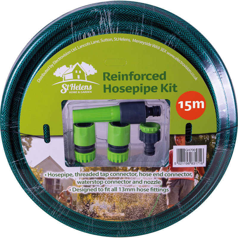 Reinforced Hosepipes PVC reinforced 30m, 15m