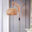 Roisin Rattan Plug-in Barn Light