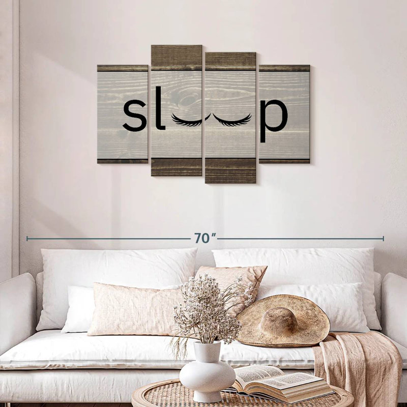 Tergel Sleep Typography, 27" H x 43" W