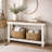60" Luxe Reclaimed Wood Console Table White Combo-380829246-319167807