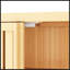 Armoire de rangement en bambou de grande capacité pour salle de bain