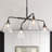 Royelle 4 - Light Glass Chandeliers