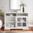 Baltasar 47'' Sliding Windowpane Door Sideboard-1168899358