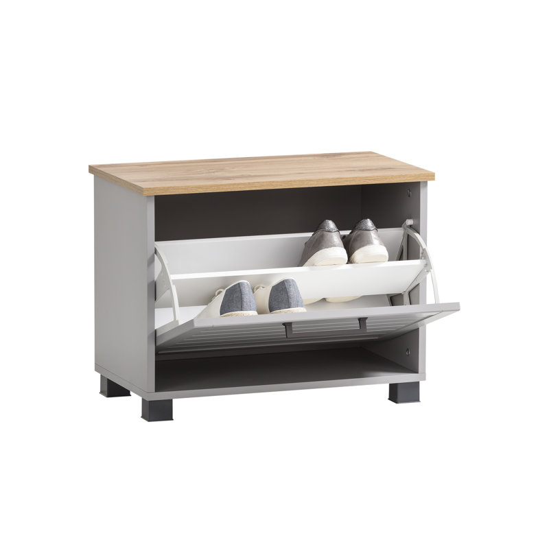 Alapaha Storage Bench, Brown/Grey