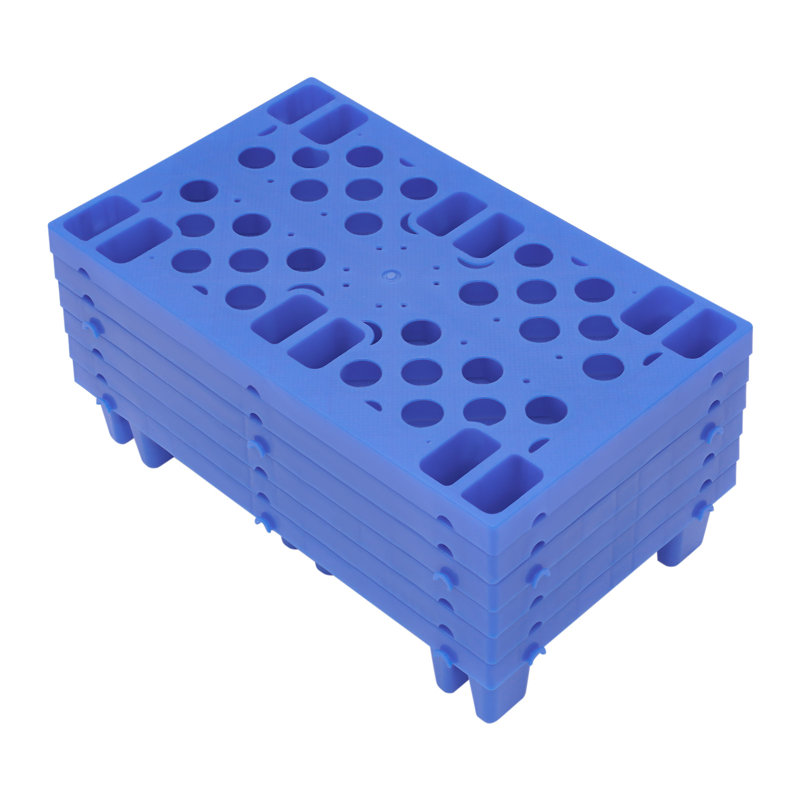 6 palettes en plastique, 6 palettes emboîtables