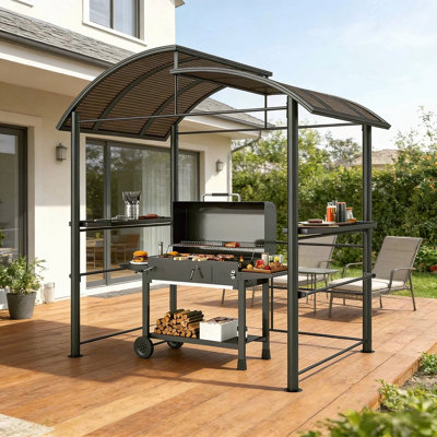 Auvent extérieur pour pergola, auvent de barbecue pour piscine, abri pour abri de jardin