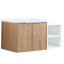 Lavabo de salle de bain mural 36 po, porte à fermeture douce, capacité de rangement suffisante de 36 po avec amplement-2135190217-2135190216